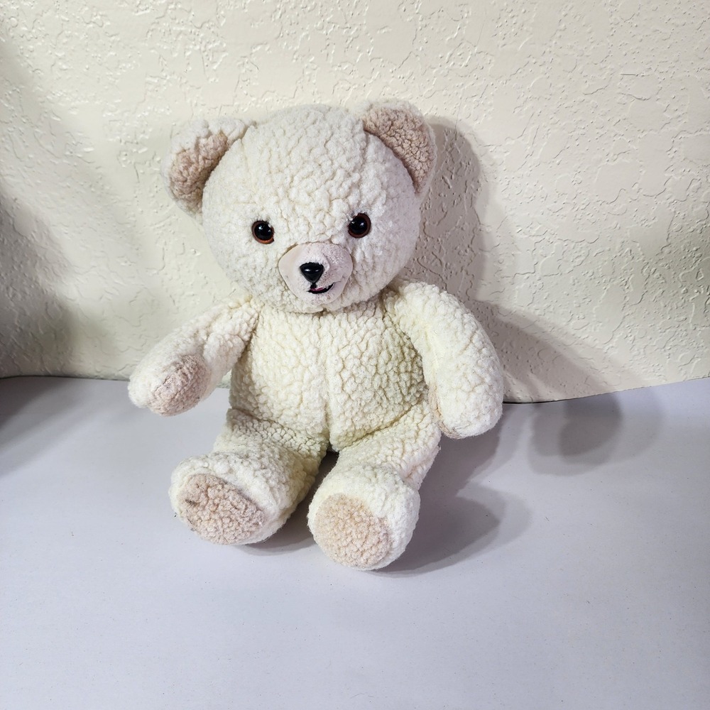 Vintage Snuggle Teddy Bear Plush Stuffed Animal  1986 Russ